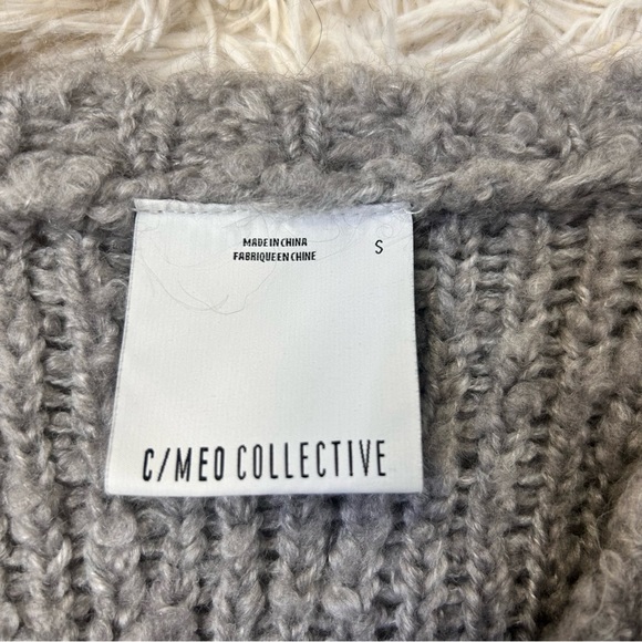 ◾️C/Meo Collective Saturate Balloon Sleeve Wool Blend Sweater - Picture 4 of 11